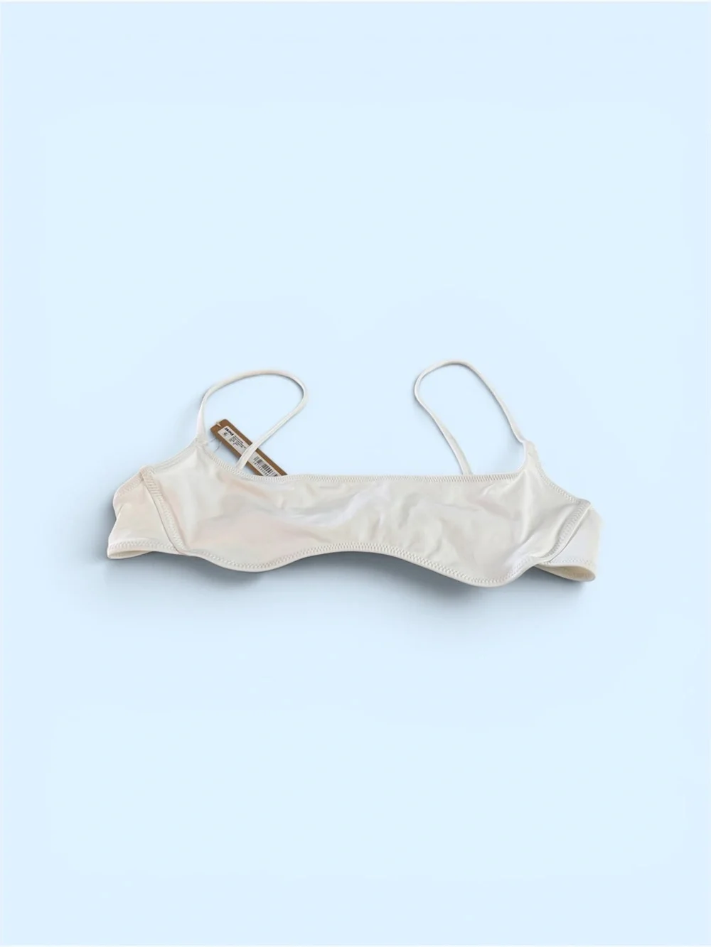 SKIMS Micro Scoop Top & Thong Bikini Set - Snow